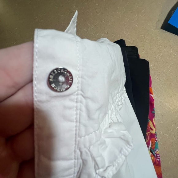 Abercrombie & Fitch White Cotton Shirt Dress Size Medium - Picture 9 of 9